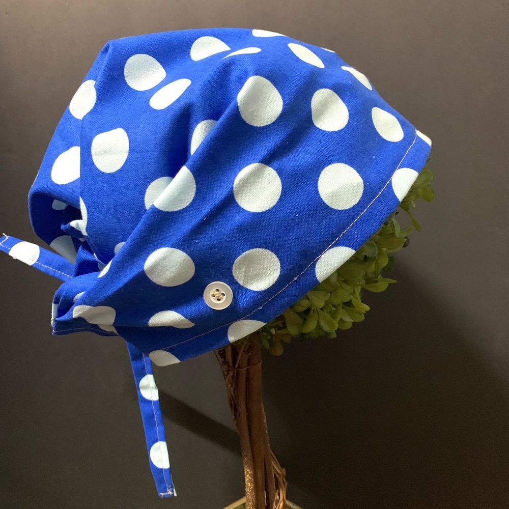 Scrub Cap Surgical Hat Mask Convertible Headband